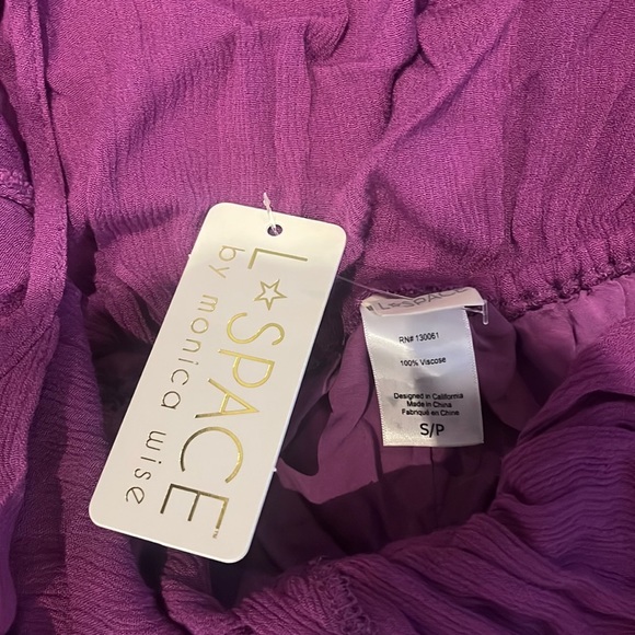 L*SPACE SOHO ROMPER purple size S - Picture 8 of 13
